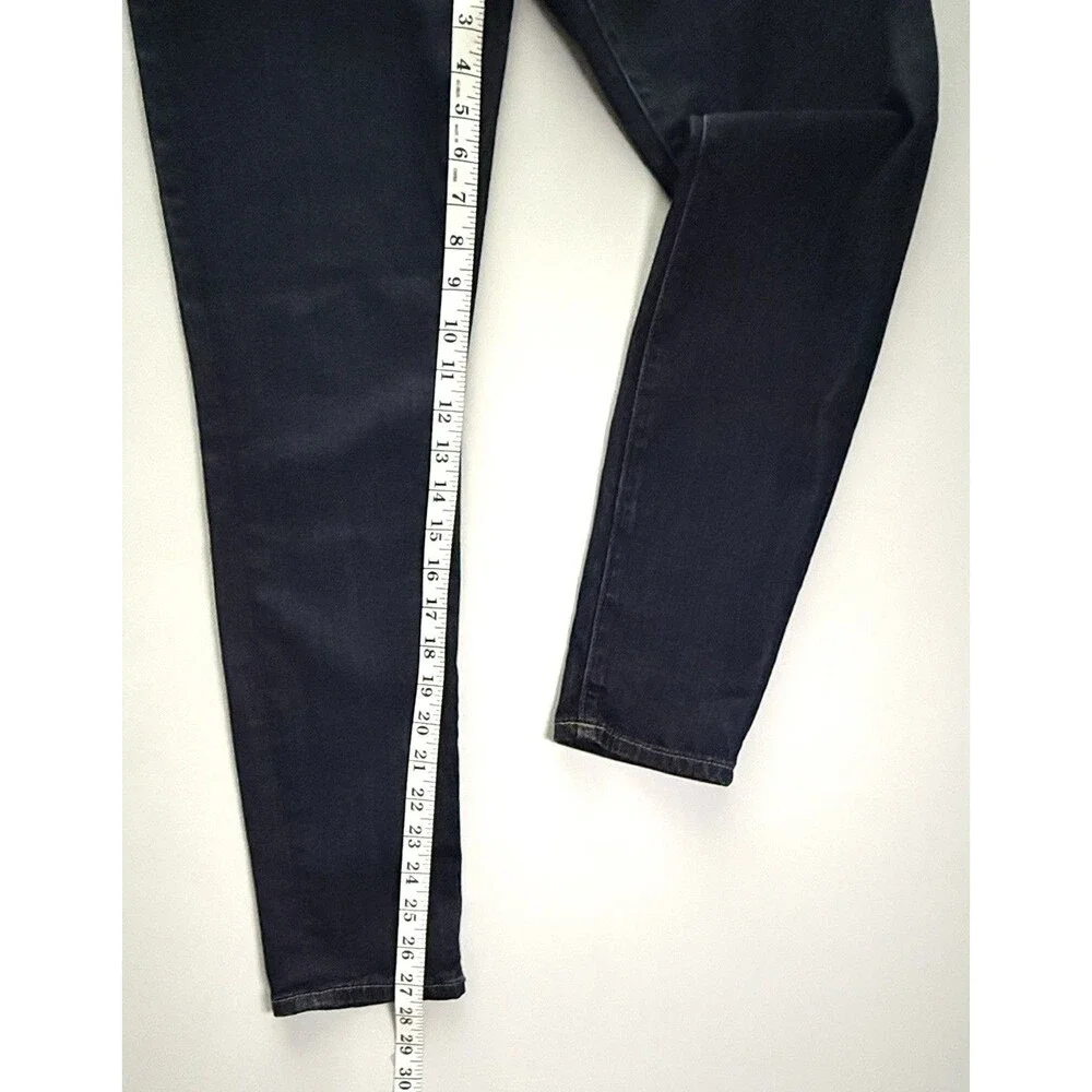 J. Crew Toothpick Skinny Jeans Sz 27 Ankle Dark Blue Stretch EUC